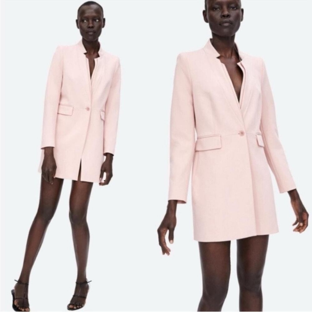 Zara Pink Long Jacket